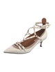 Valentino Leather T-Strap Pumps