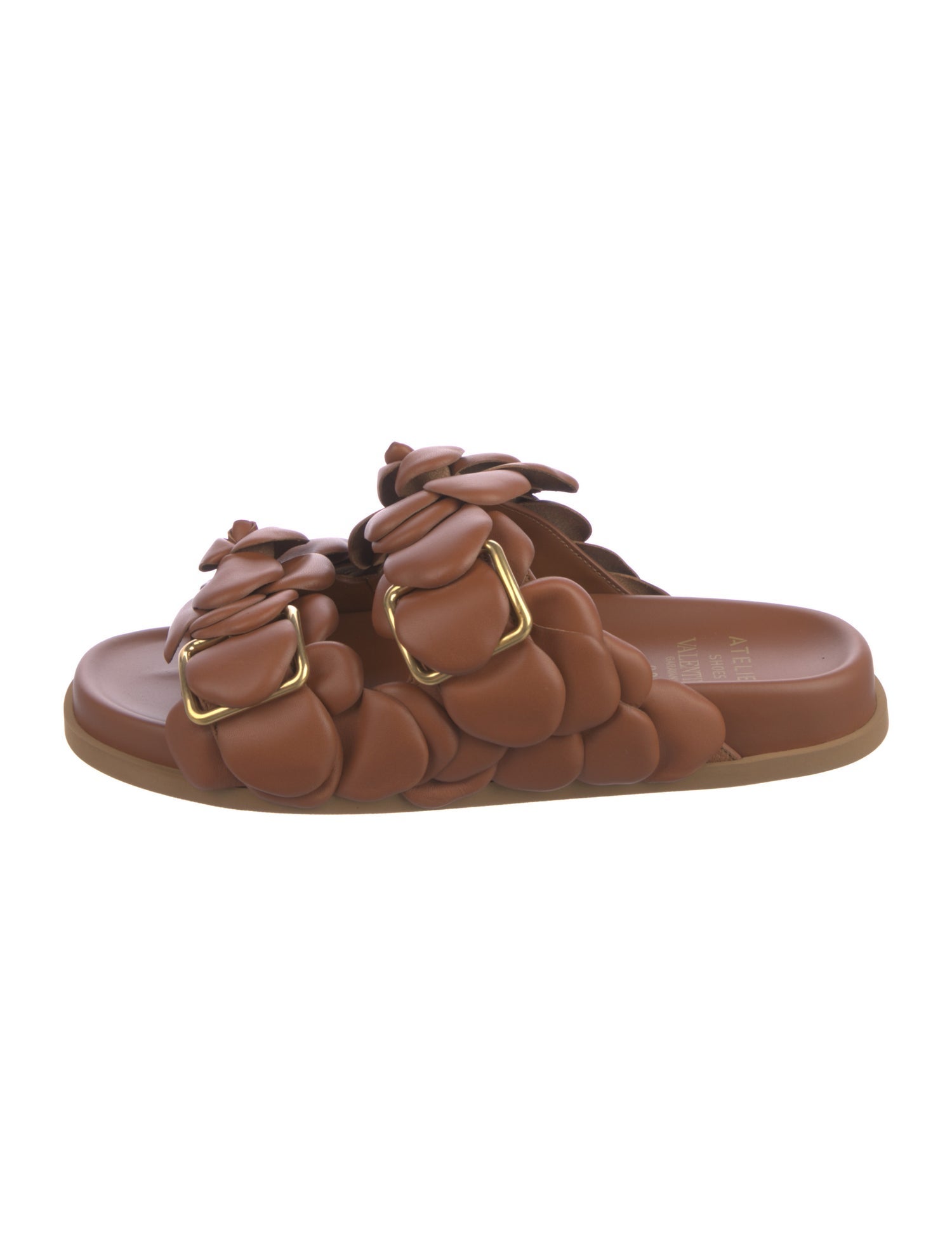 Valentino Leather Slides