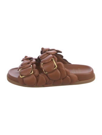 Valentino Leather Slides