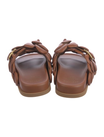 Valentino Leather Slides