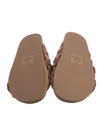 Valentino Leather Slides