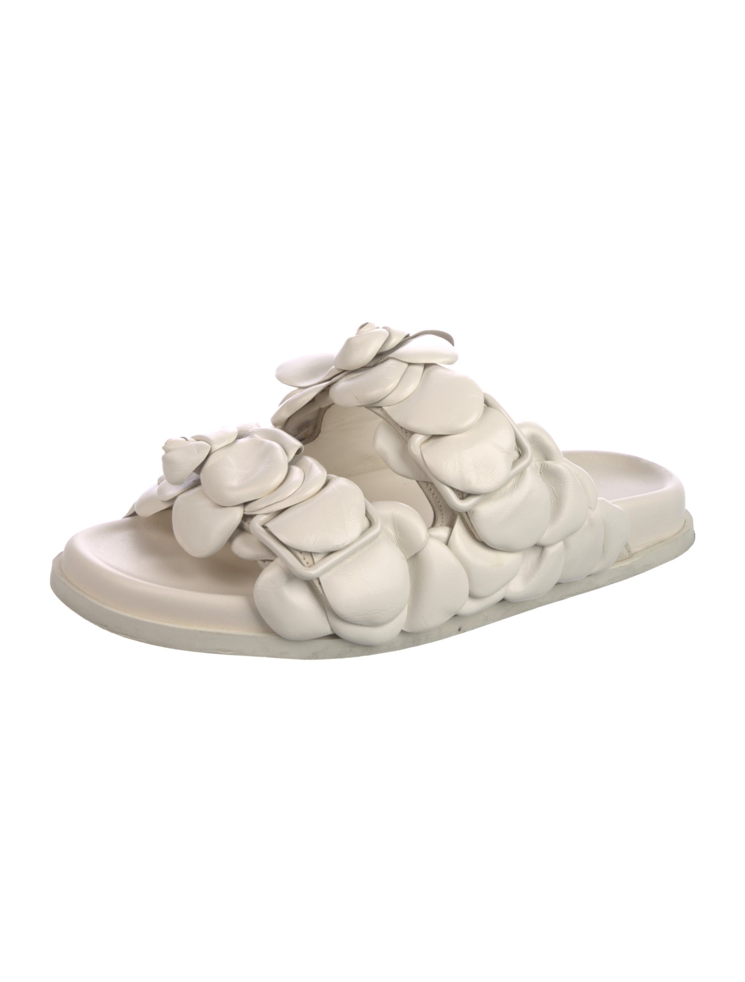 Valentino Leather Slides