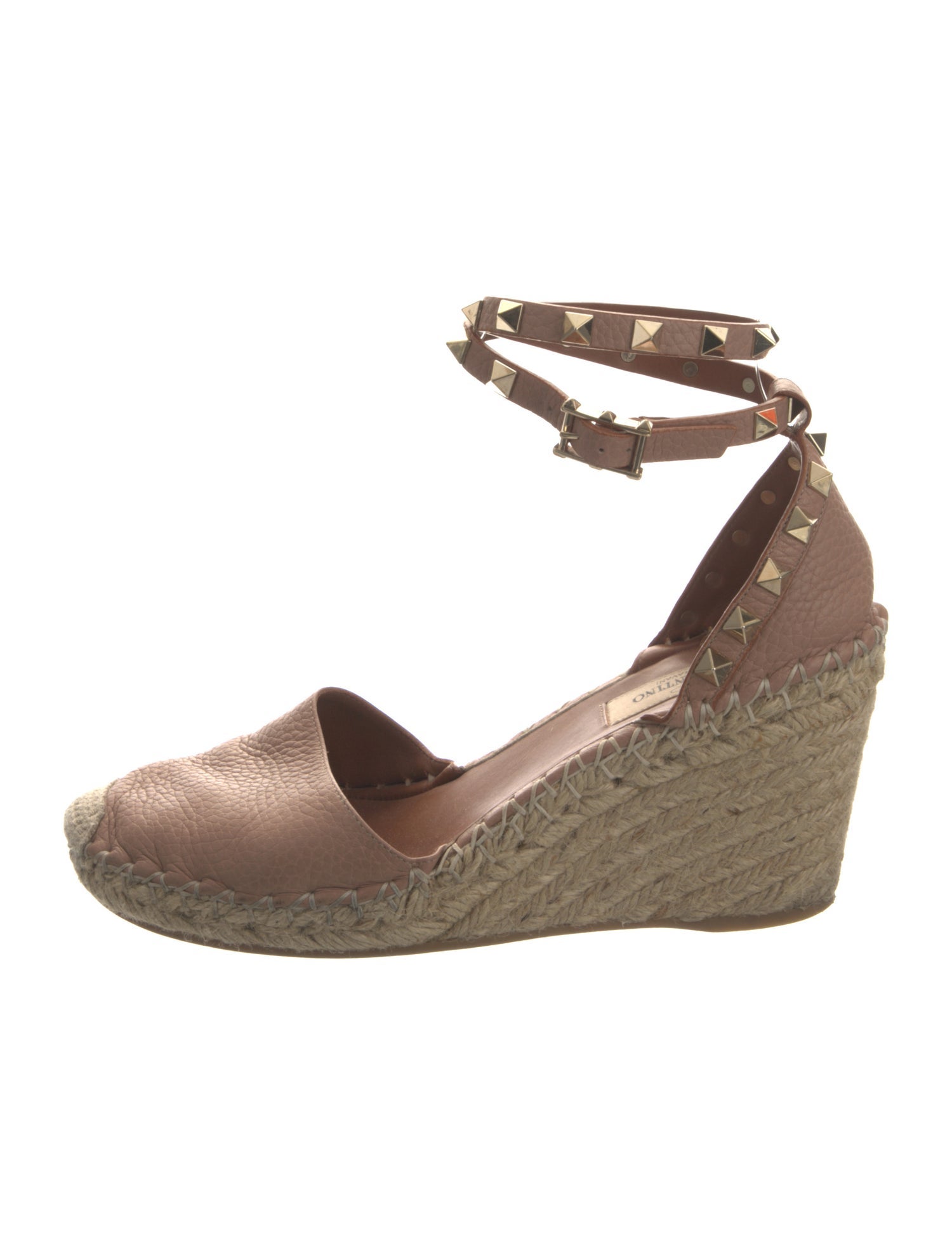 Valentino Rockstud Accents Leather D'Orsay Pumps