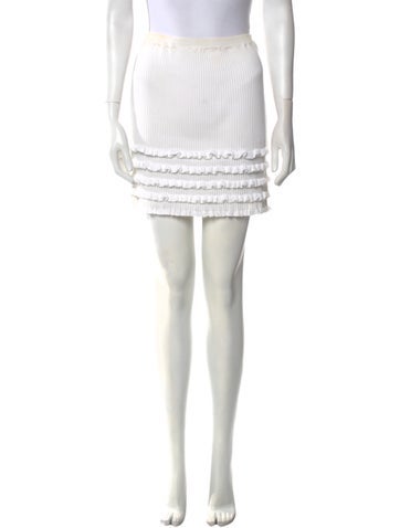 Valentino Skirts Ruffle Embellishment Mini Skirt M