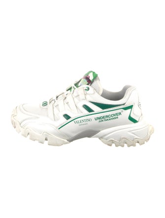 Valentino Mesh Printed Athletic Sneakers