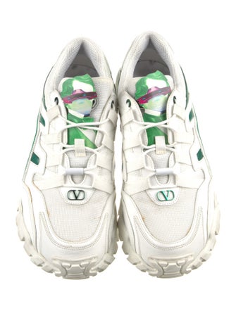 Valentino Mesh Printed Athletic Sneakers