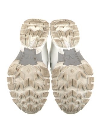 Valentino Mesh Printed Athletic Sneakers