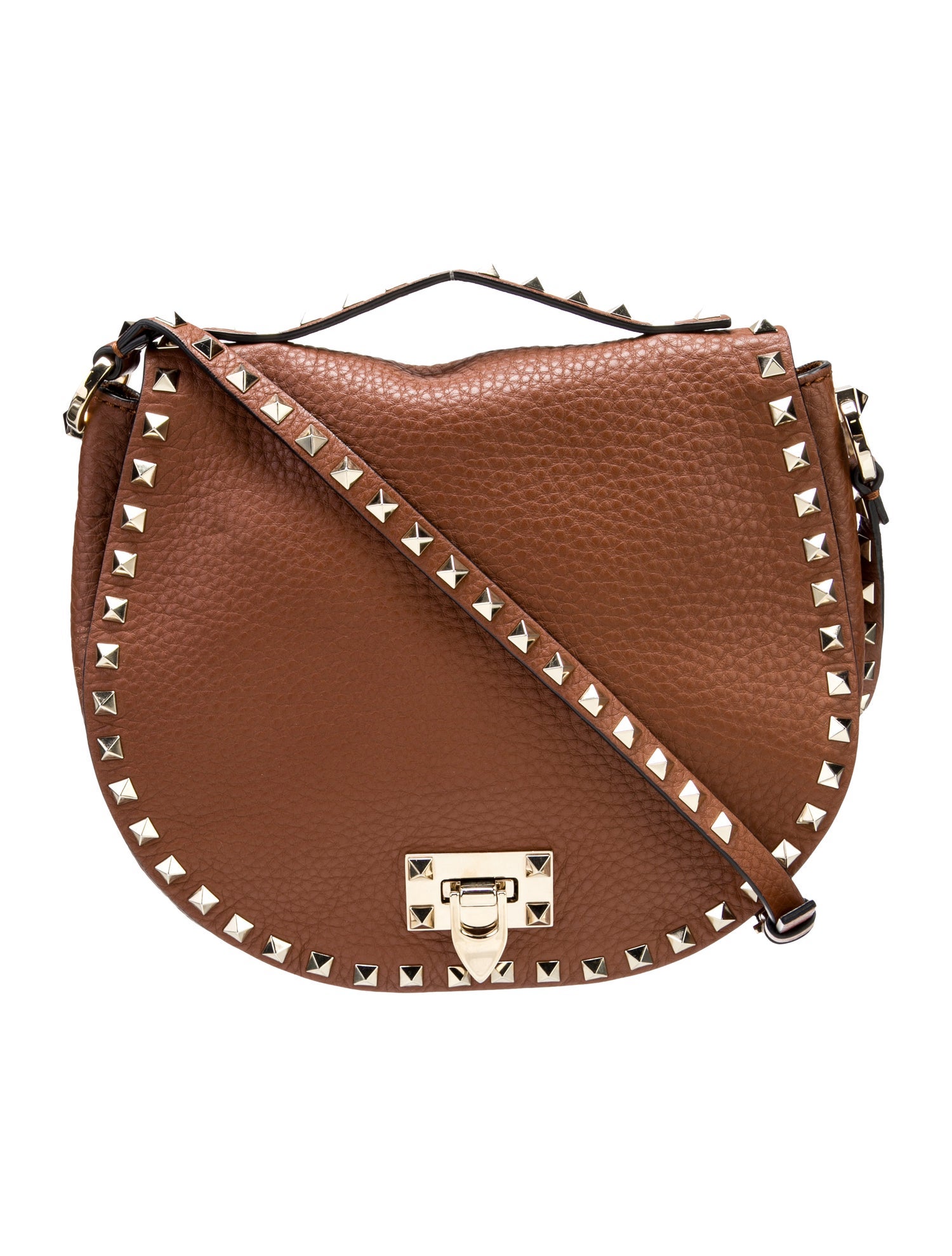 Prada New Vela Stud-Embellished Crossbody Bag - Black