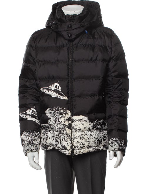 Valentino Graphic Print Puffer Coat