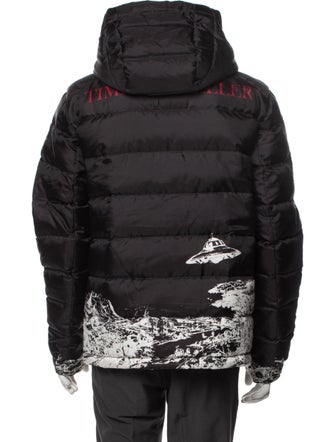 Valentino Graphic Print Puffer Coat