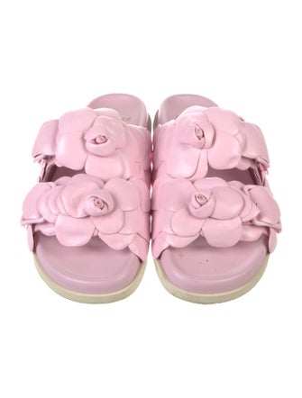 Valentino Leather Slides
