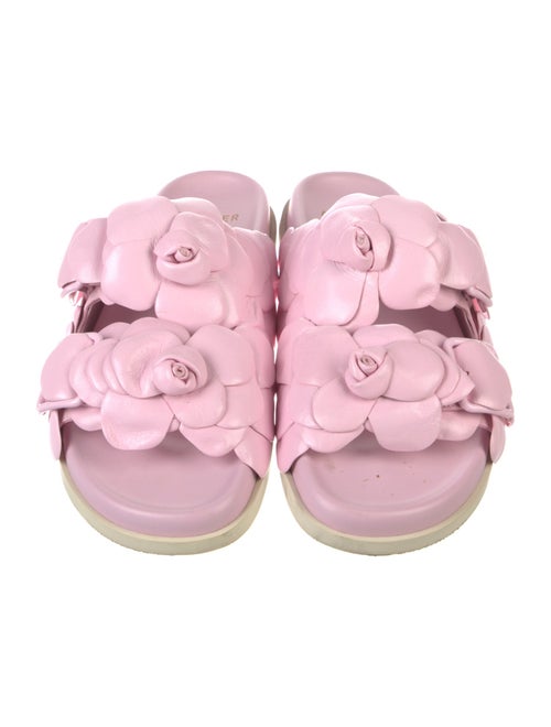 Valentino Leather Slides
