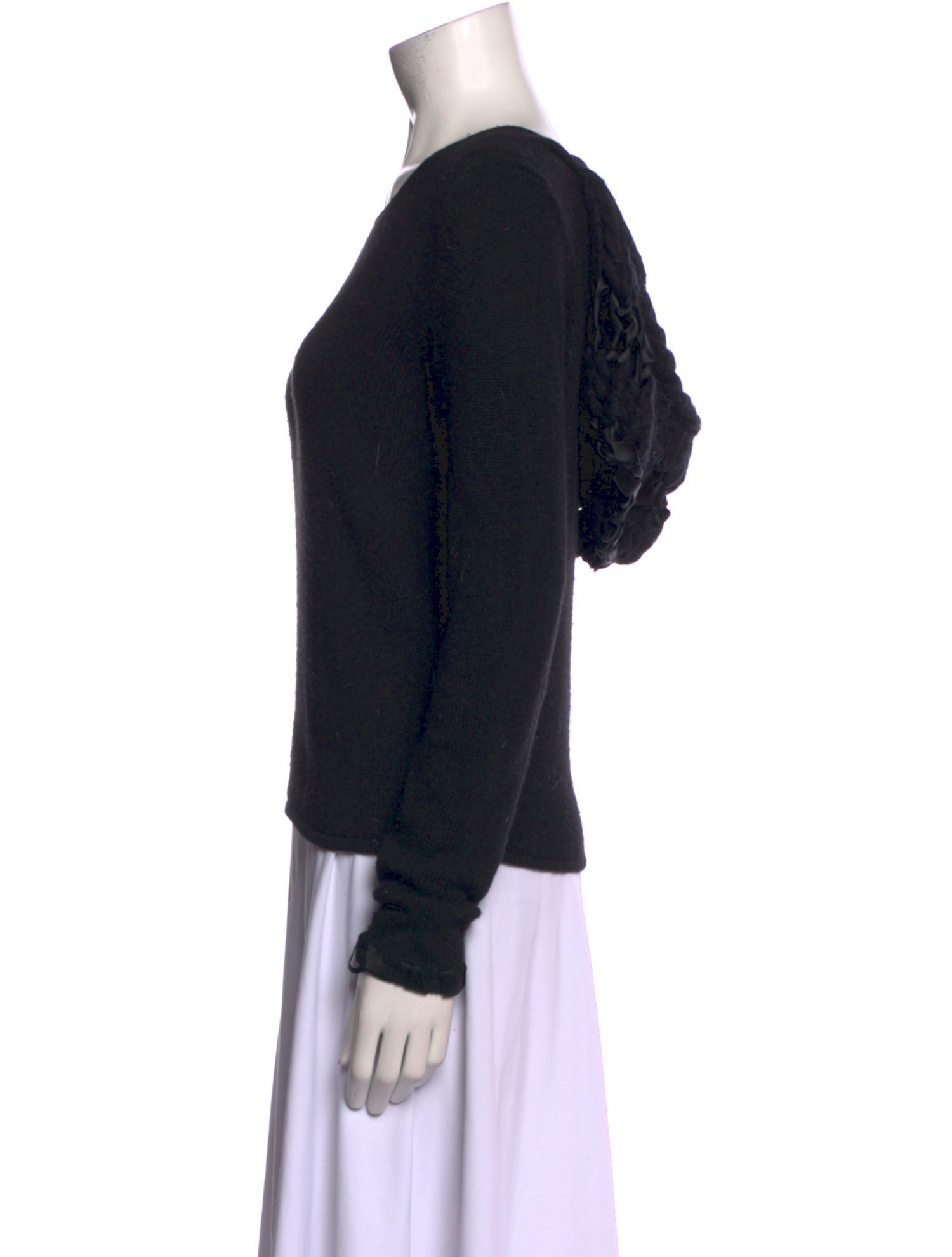 Valentino Wool Scoop Neck Sweater