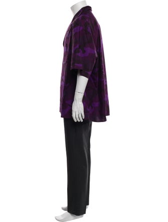 Valentino Printed Three-Quarter Sleeve Shirt