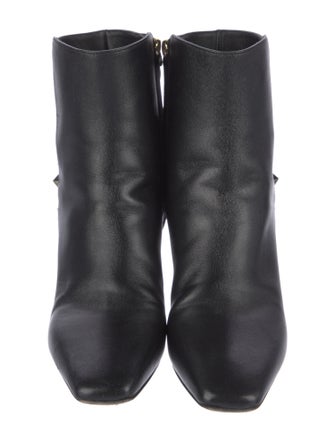 Valentino Rockstud Accents Leather Boots