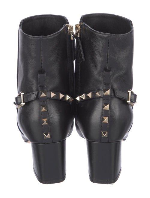 Valentino Rockstud Accents Leather Boots