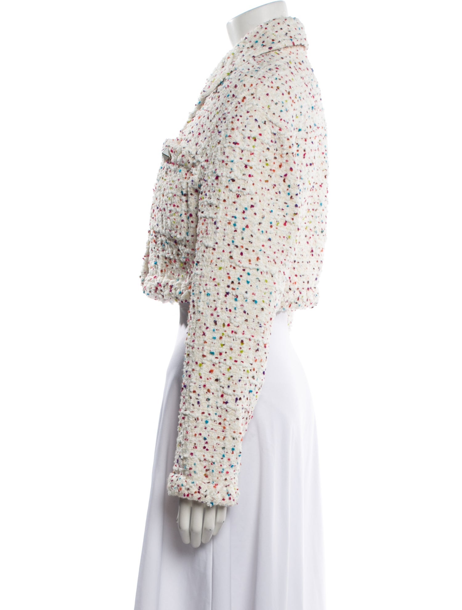 Valentino Tweed Pattern Bolero