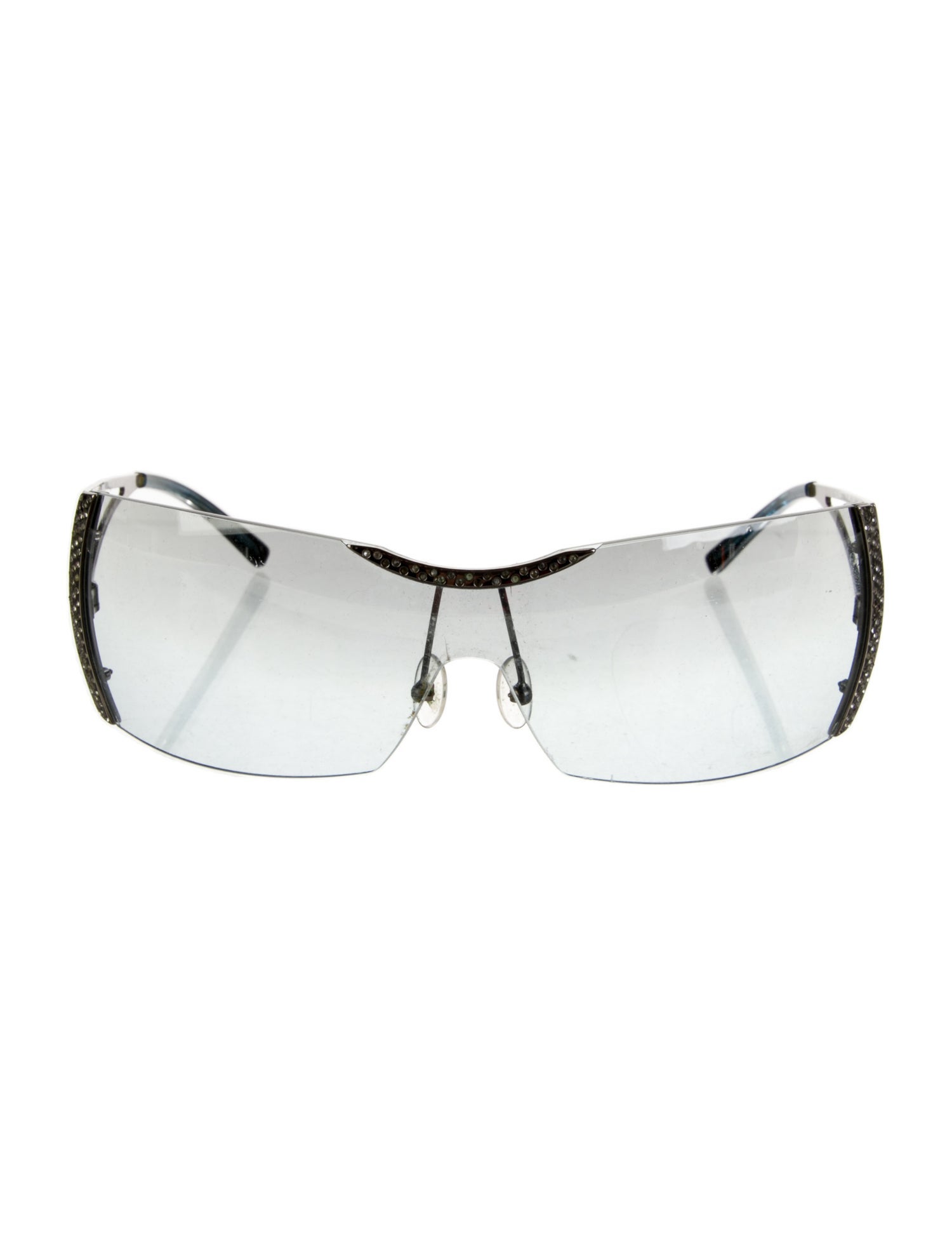 Valentino Shield Gradient Sunglasses