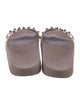 Valentino Rockstud Accents Rubber Slides