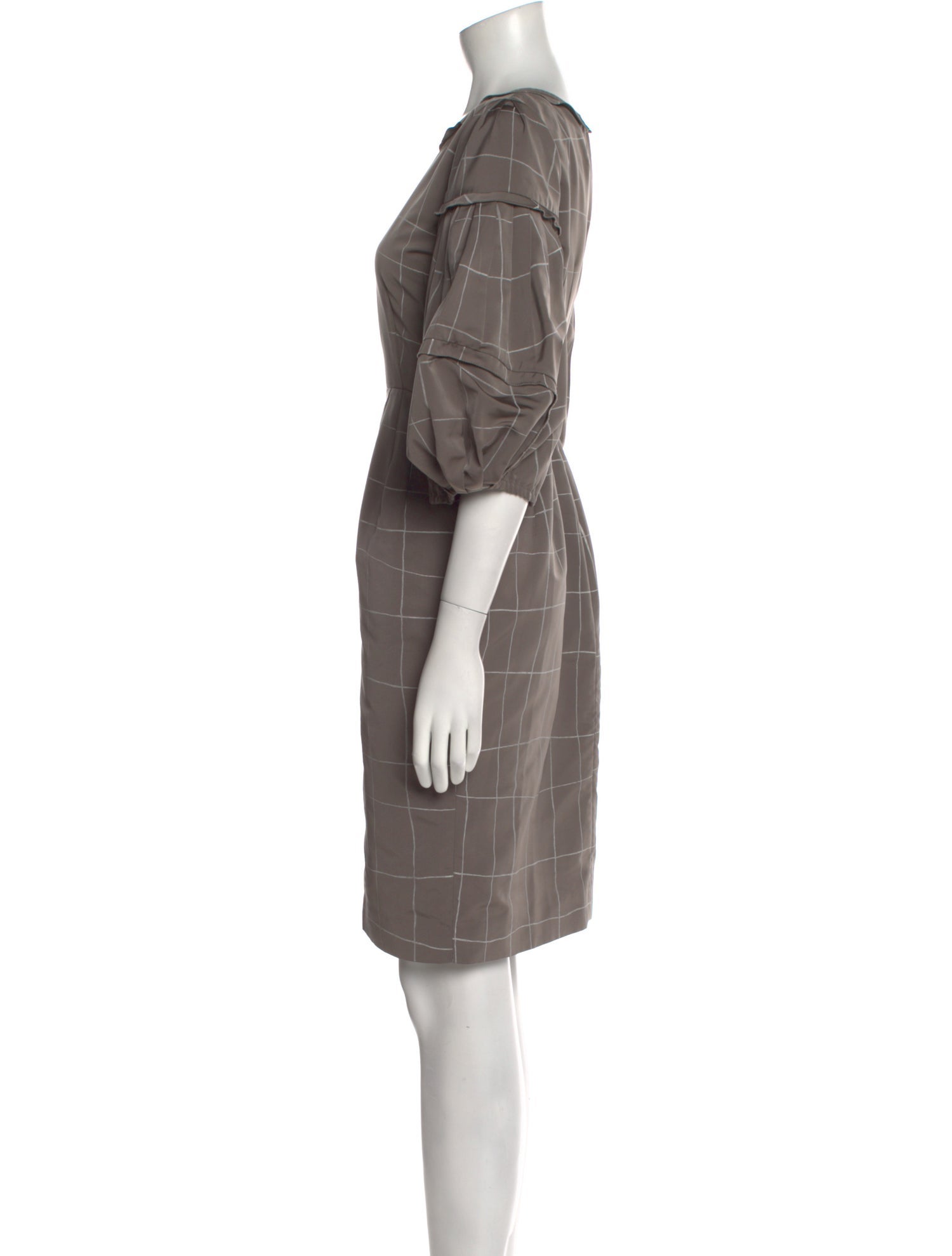 Valentino Scoop Neck Mini Dress