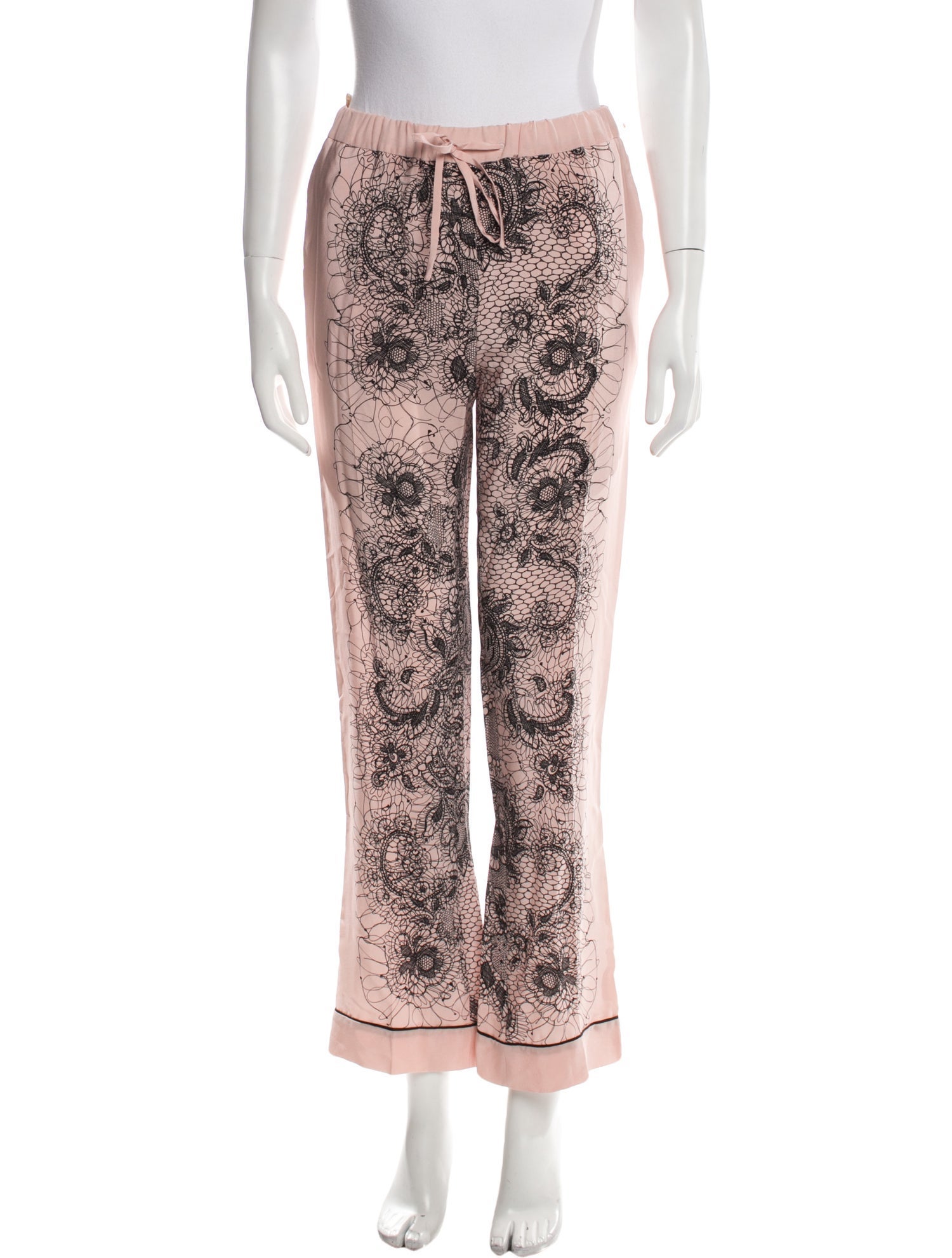 Valentino Silk Flared Pants