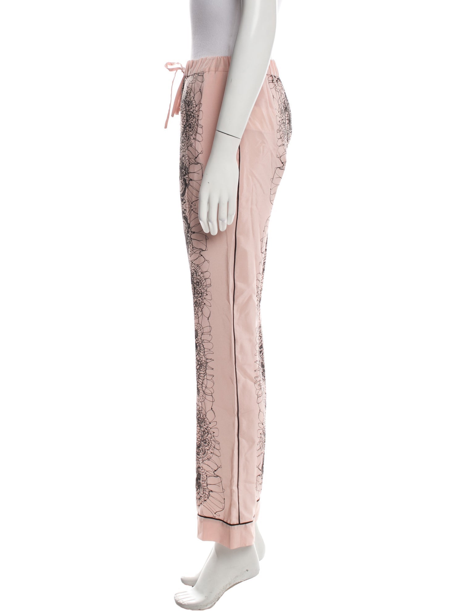 Valentino Silk Flared Pants