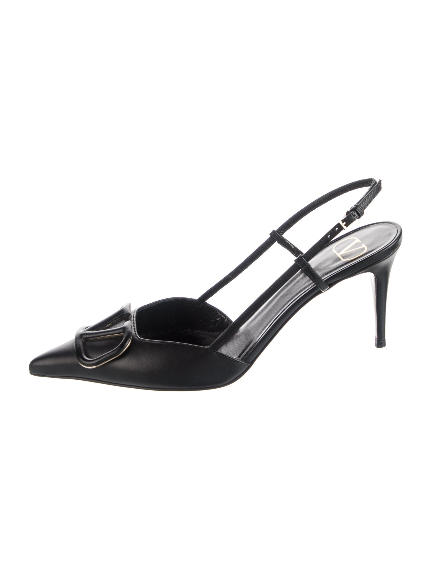 Valentino Leather Slingback Pumps