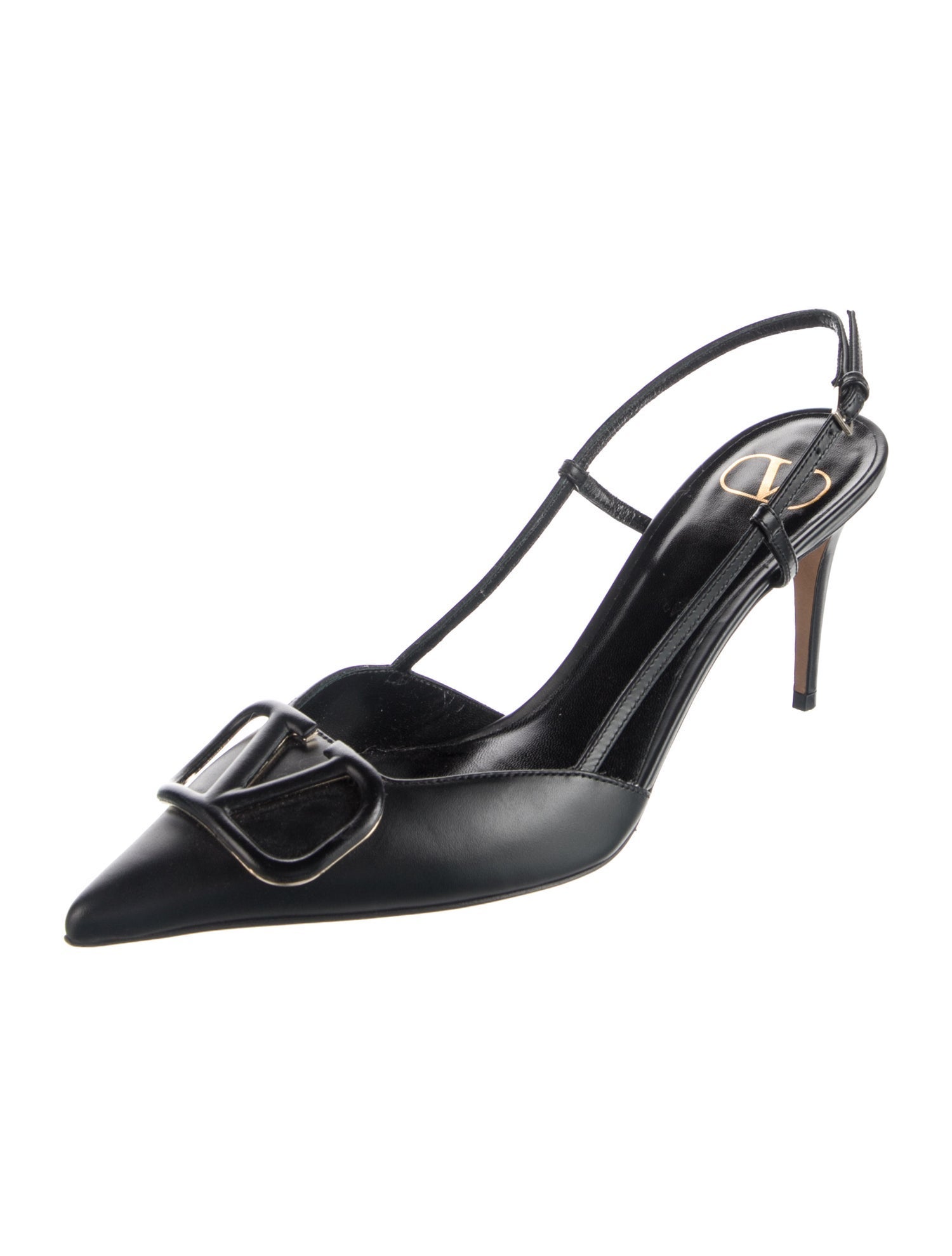 Valentino Leather Slingback Pumps