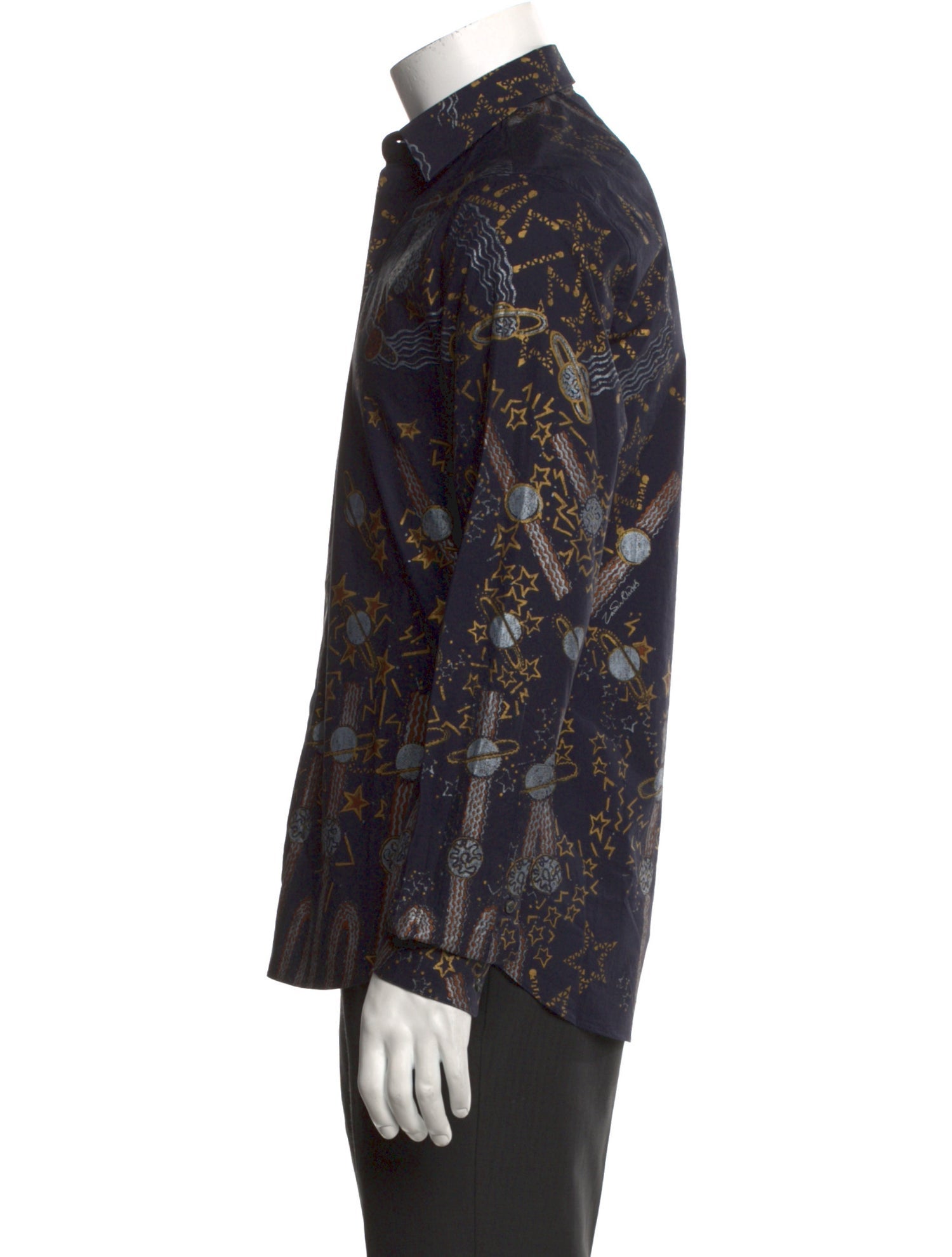 Valentino Printed Long Sleeve Shirt