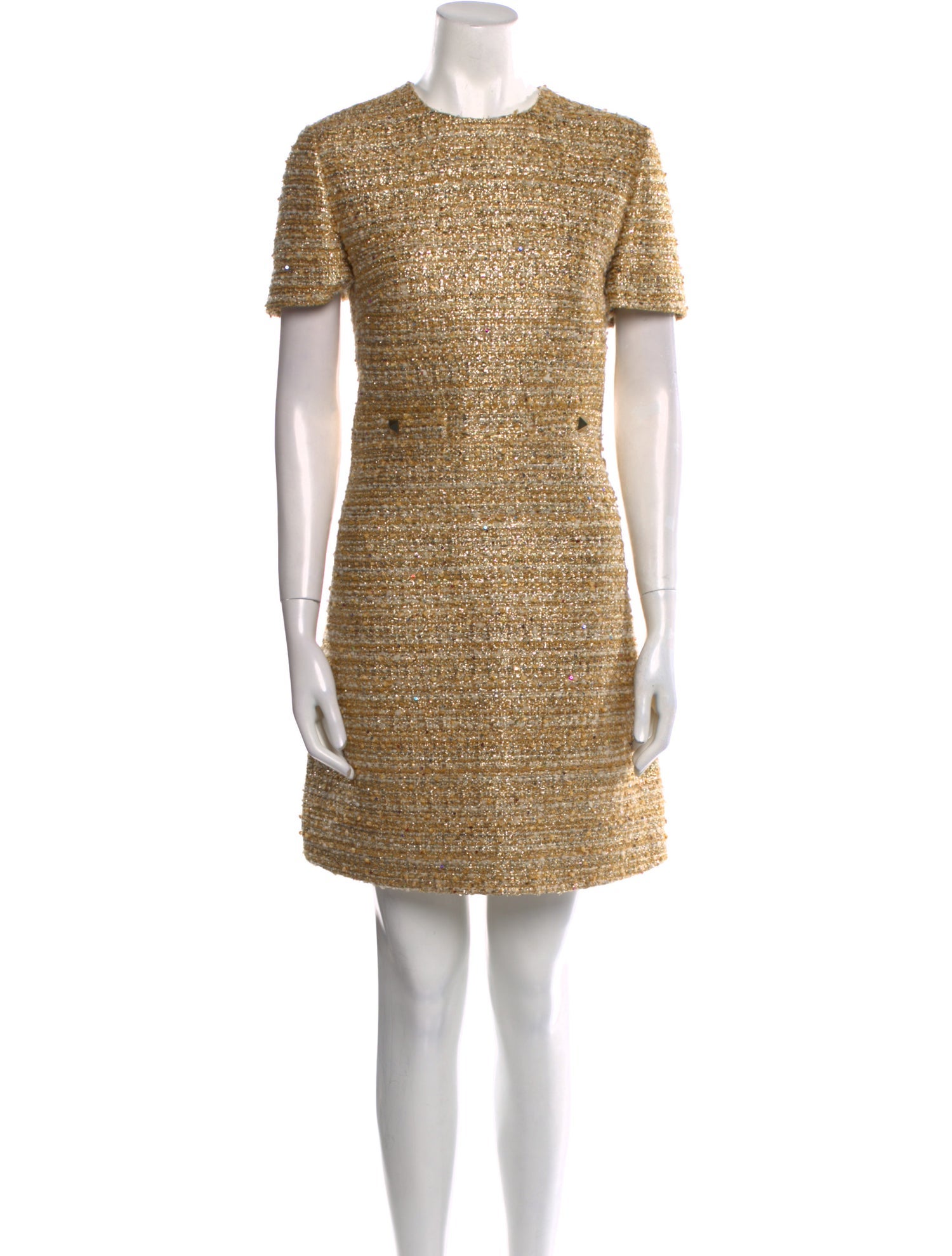Valentino Crew Neck Mini Dress