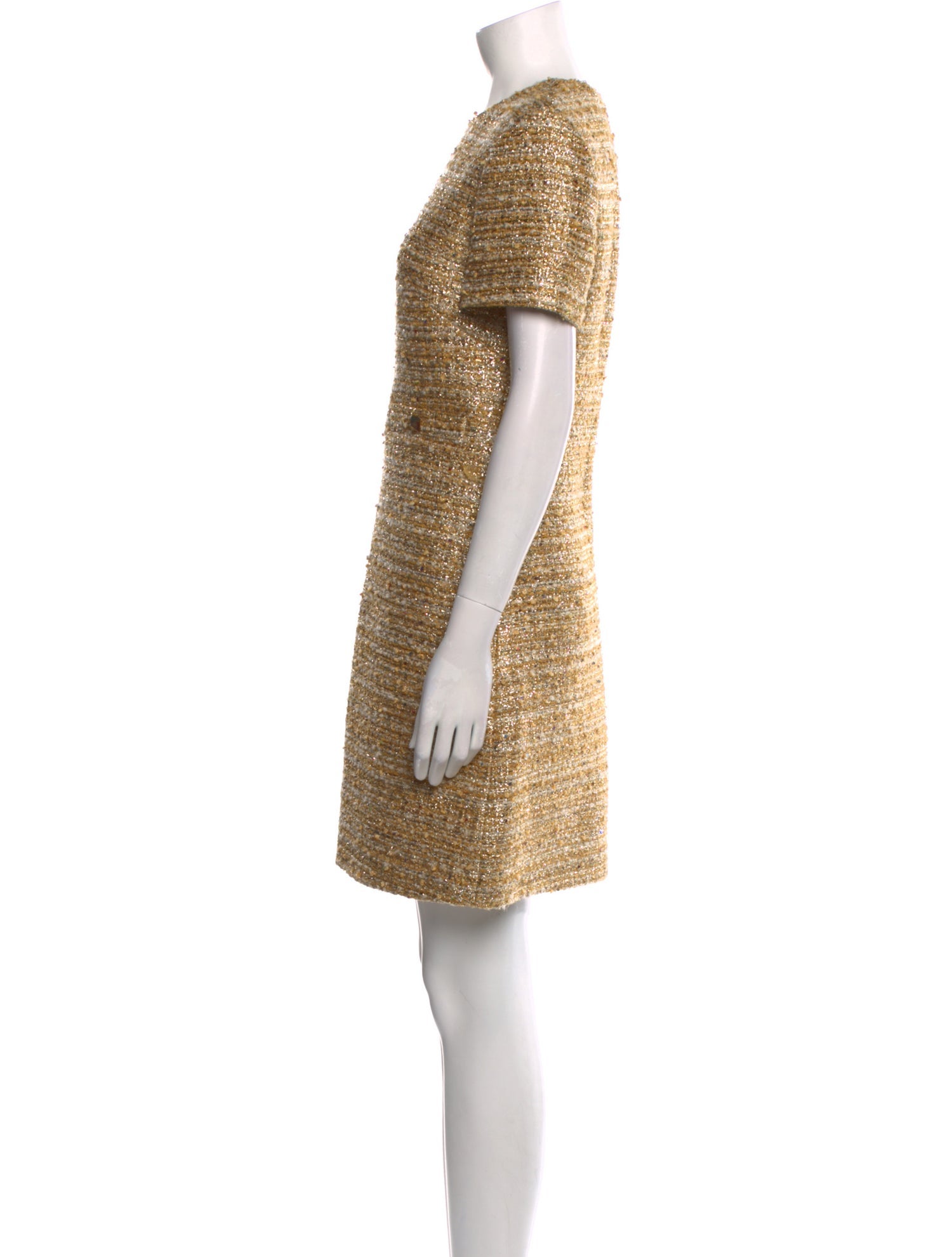 Valentino Crew Neck Mini Dress