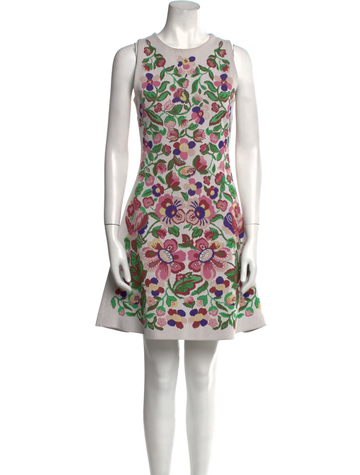 Valentino Floral Print Mini Dress
