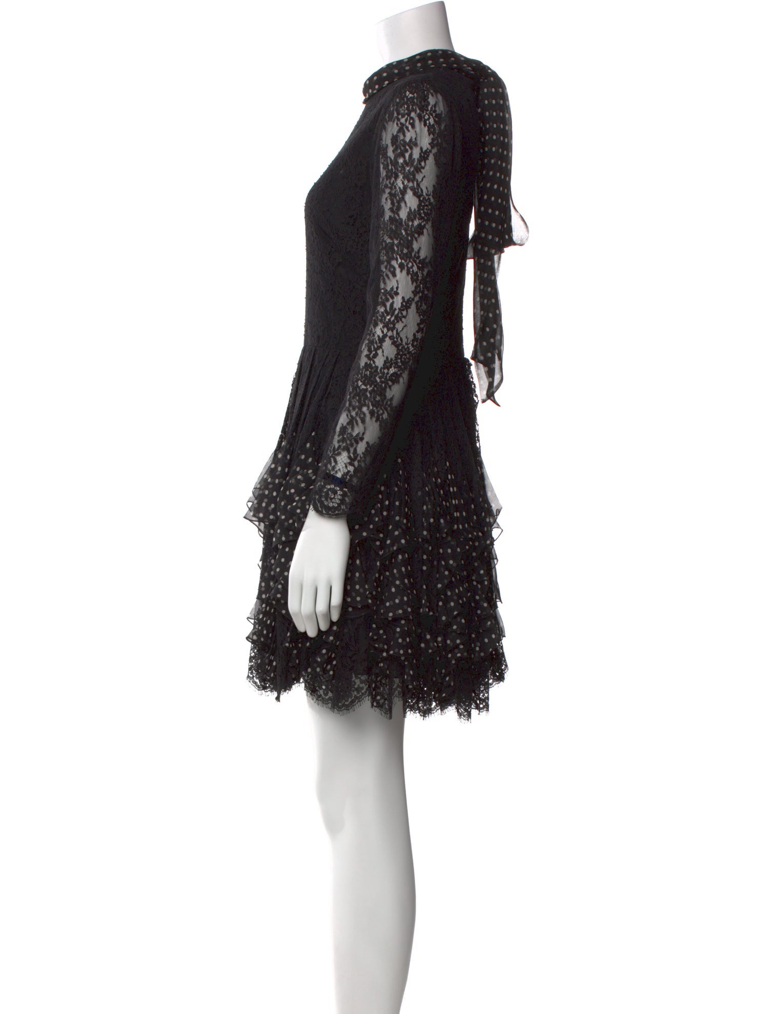 Valentino Lace Pattern Mini Dress