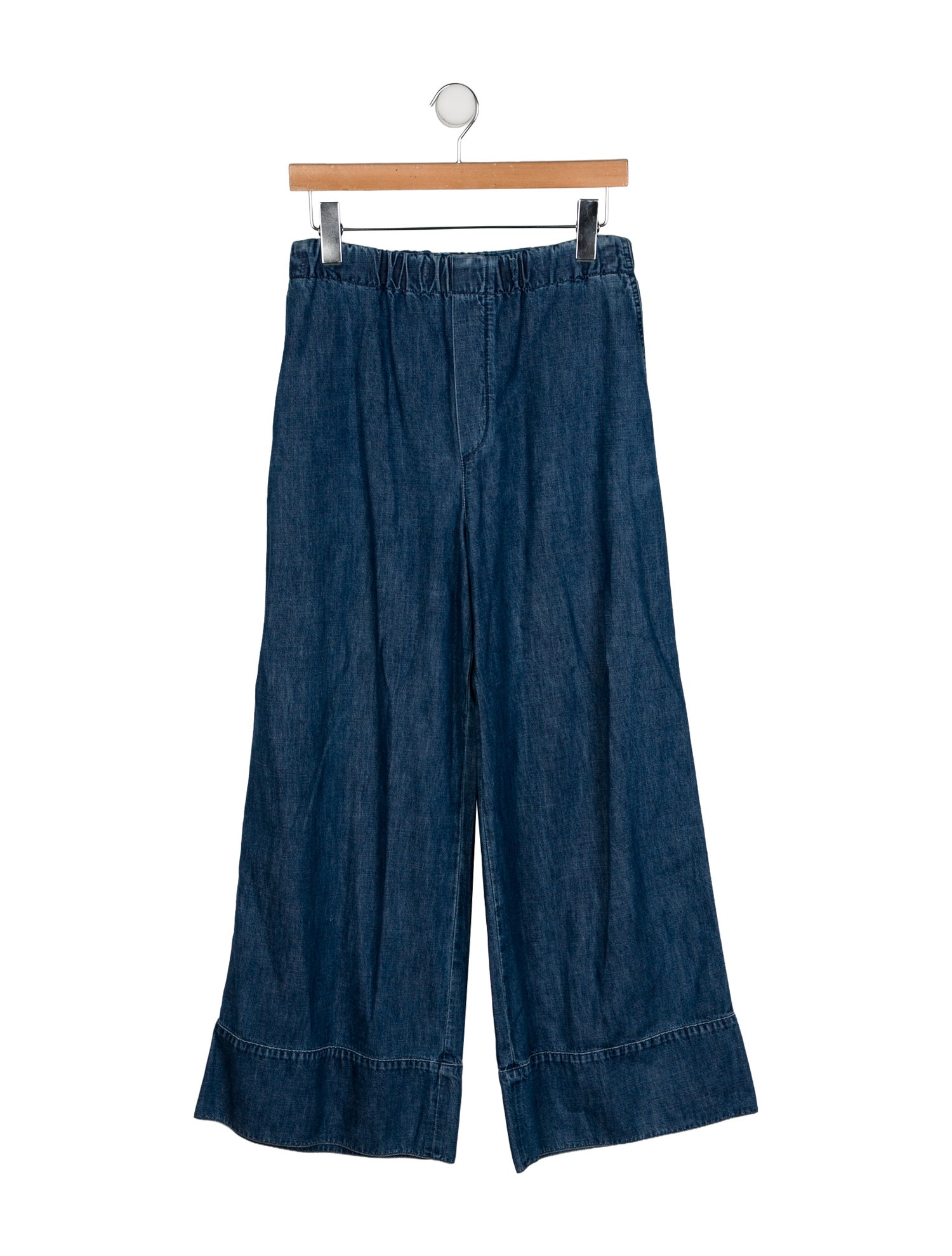 Valentino High-Rise Wide Leg Jeans
