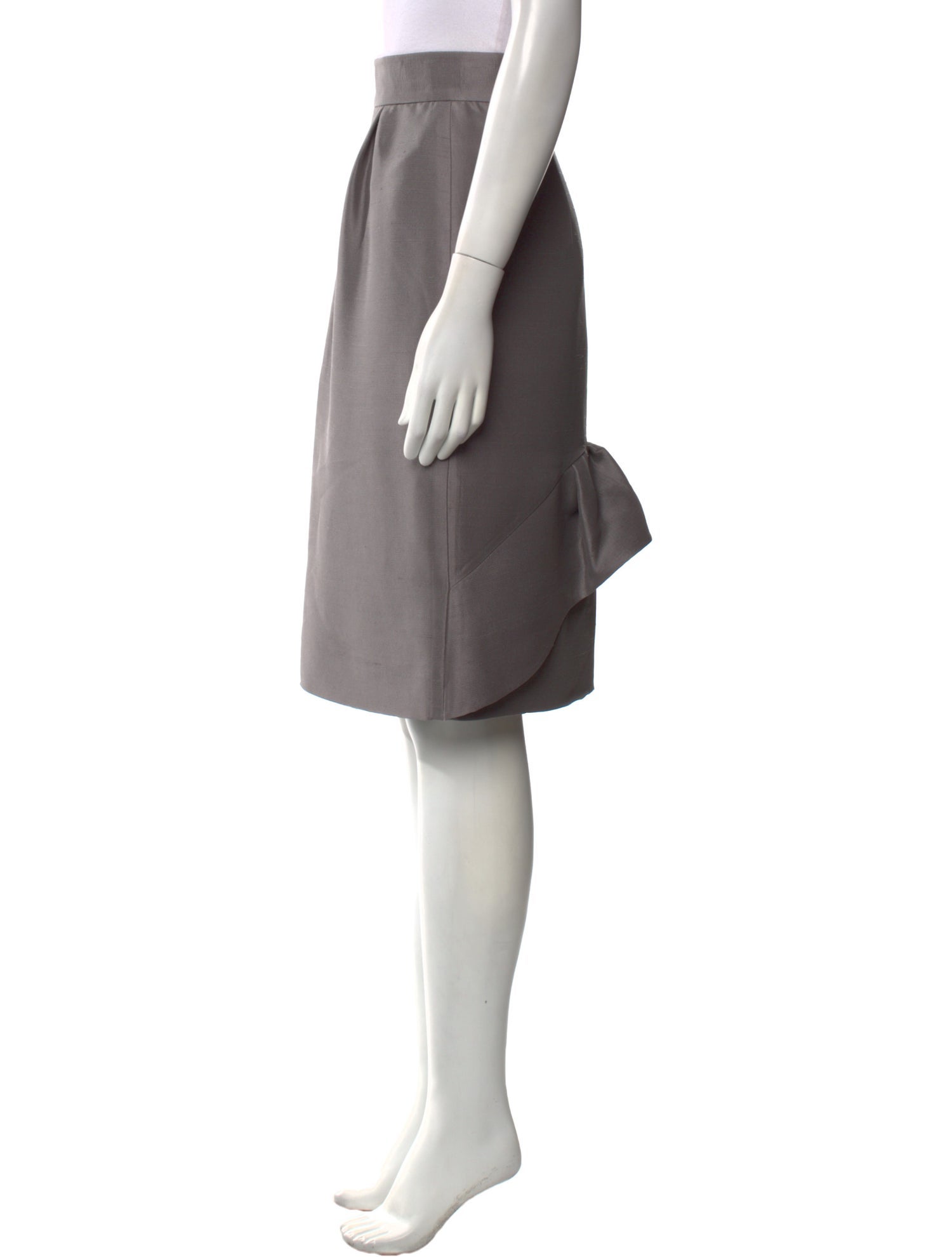 Valentino Silk Knee-Length Skirt