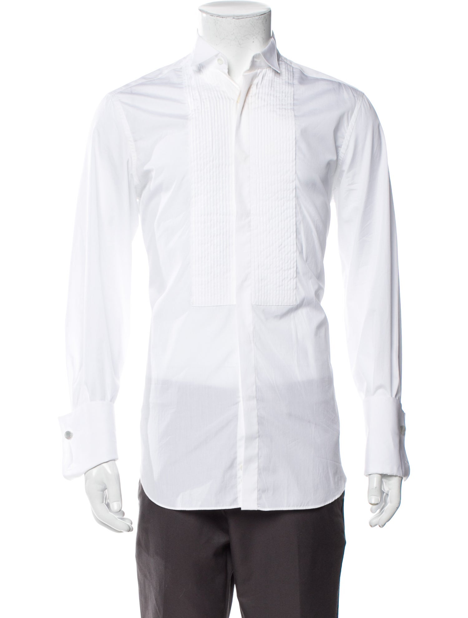 Valentino Long Sleeve Tuxedo Shirt