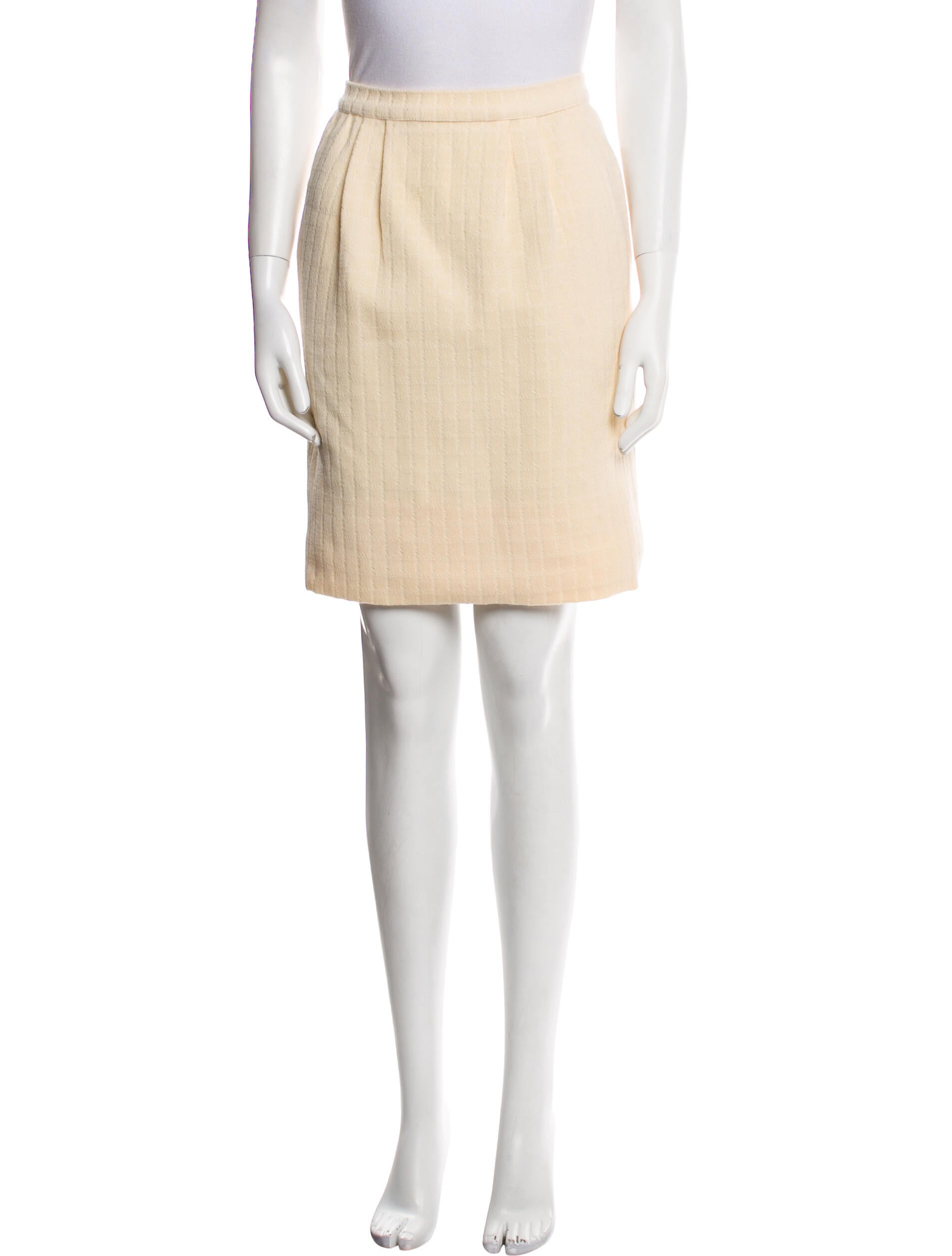 Valentino Vintage Wool Skirt Set