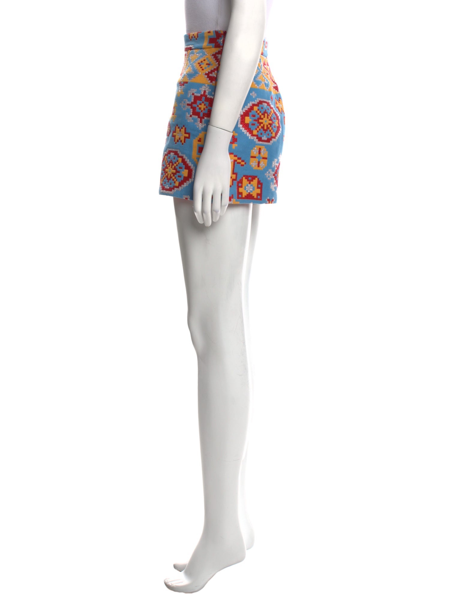 Valentino Printed Mini Shorts