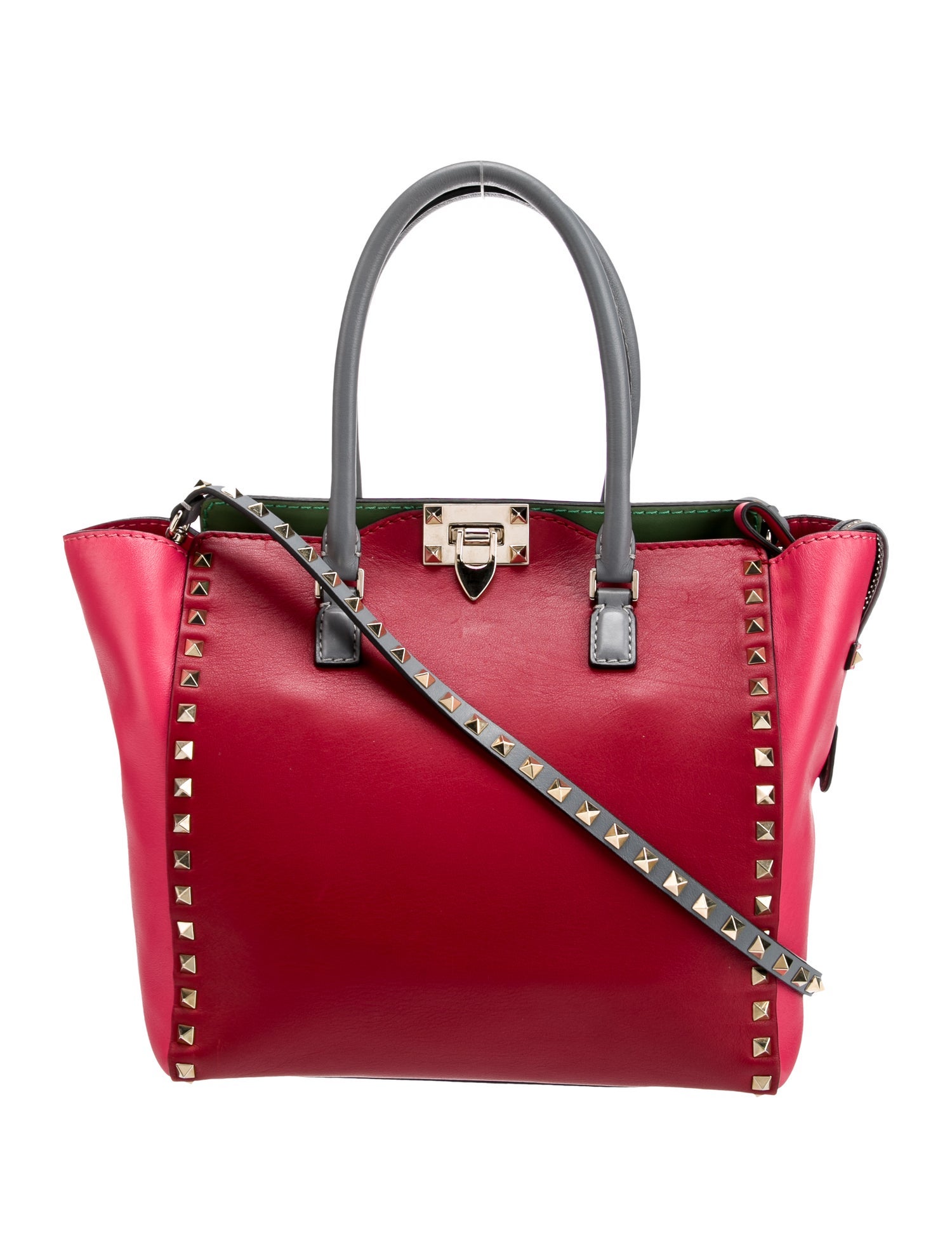Valentino Rockstud Top Handle Bag
