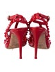 Valentino Rockstud Accents Leather T-Strap Pumps