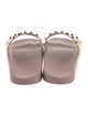Valentino Rockstud Accents Rubber Slides