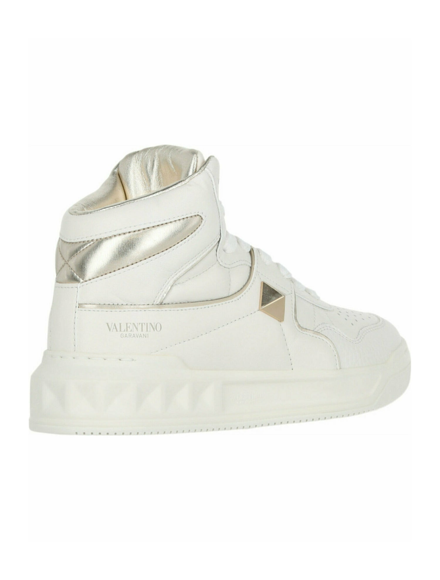 Valentino Rockstud Accents Leather Athletic Sneakers w/ Tags