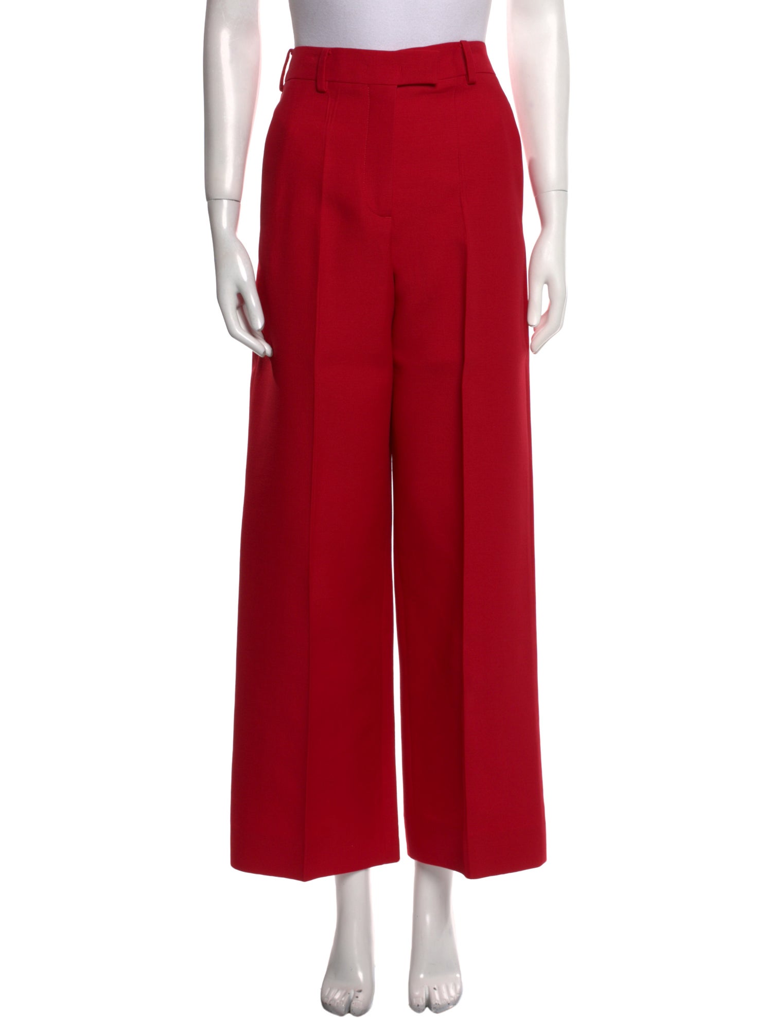 Valentino Virgin Wool Wide Leg Pants