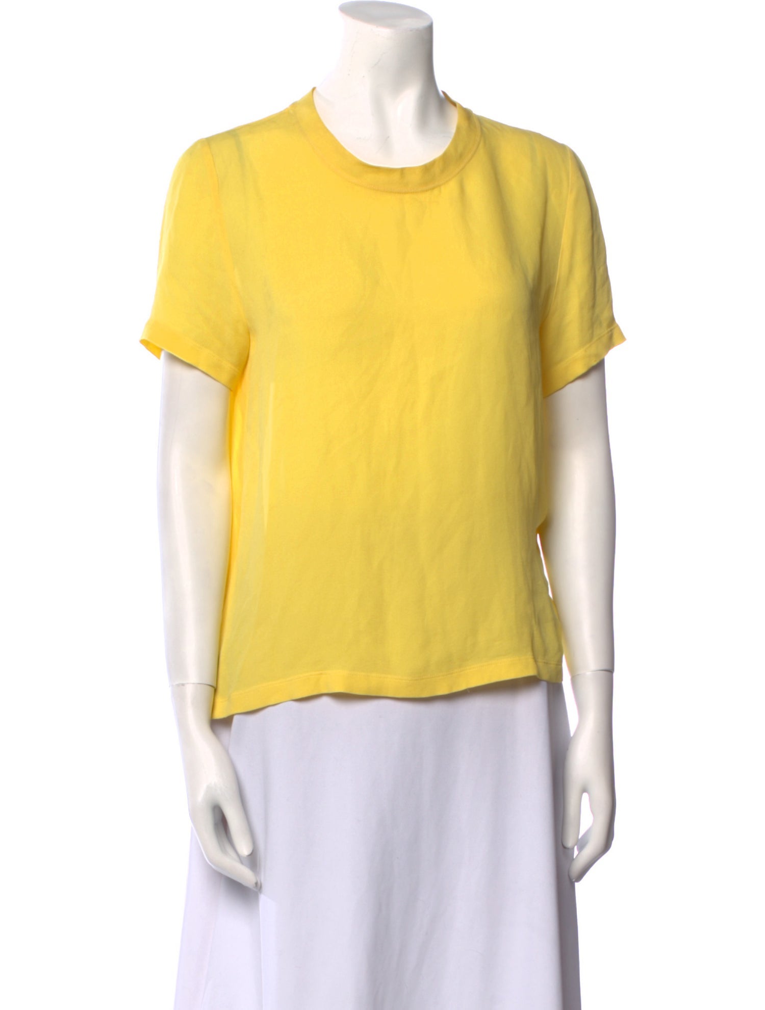 Valentino Silk Crew Neck T-Shirt