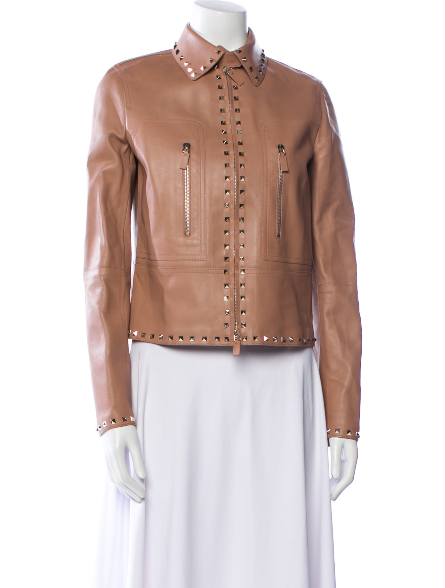 Valentino Leather Biker Jacket w/ Tags