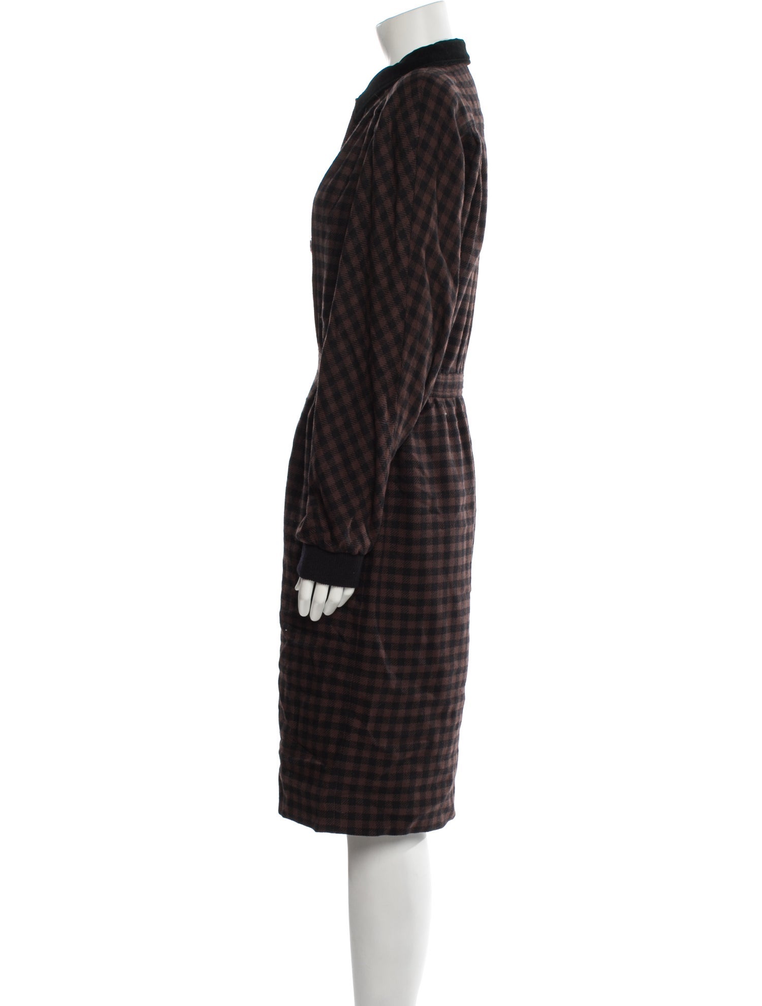 Valentino Lambswool Knee-Length Dress