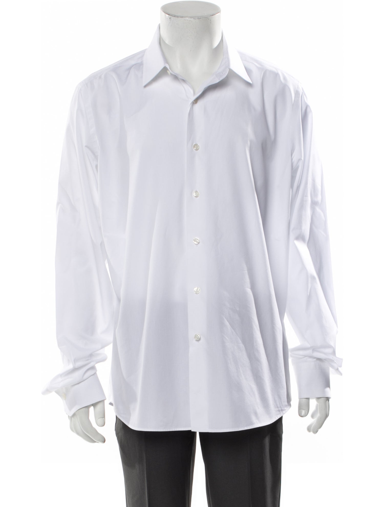 Valentino Rockstud Accents Long Sleeve Dress Shirt