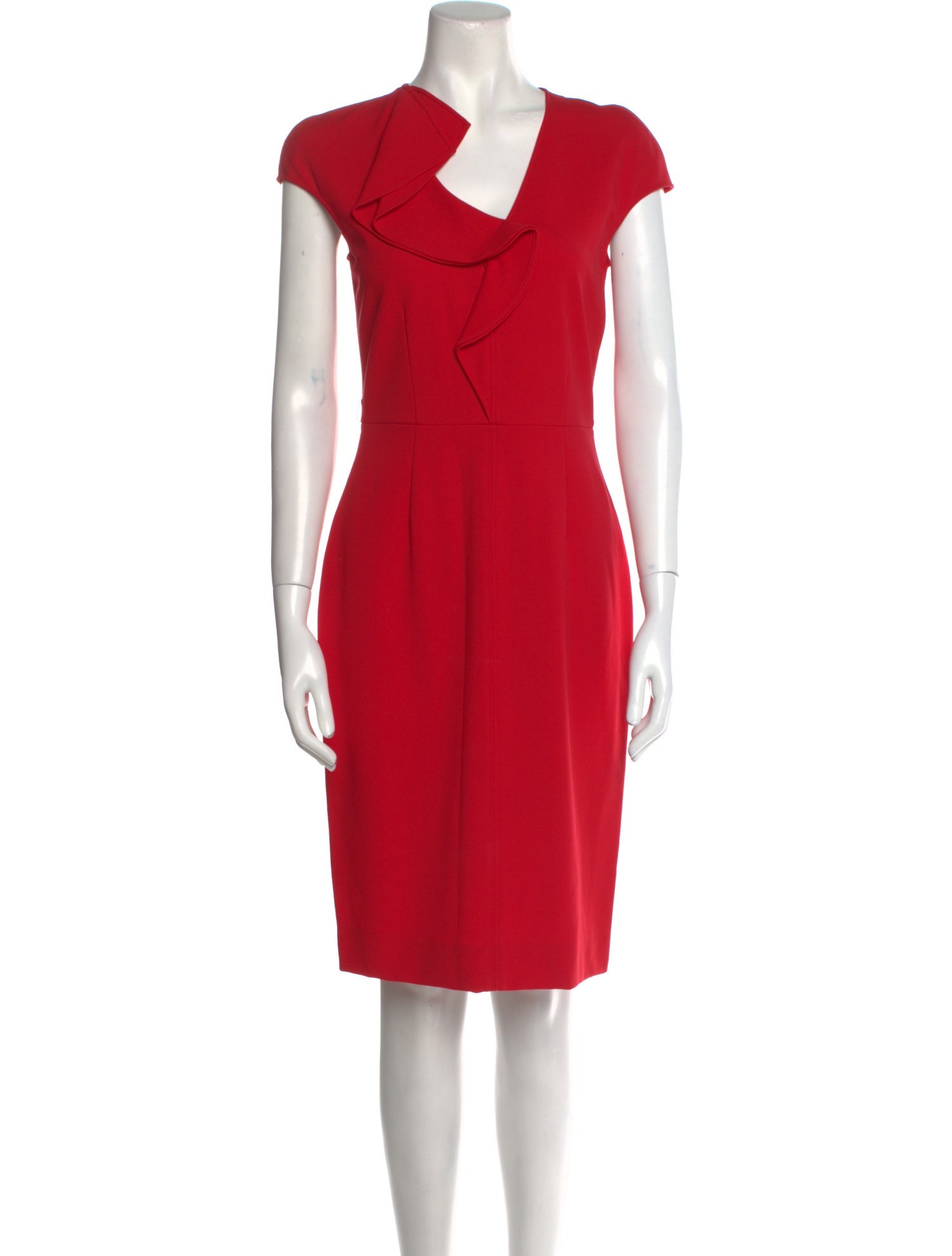Valentino Wool Knee-Length Dress