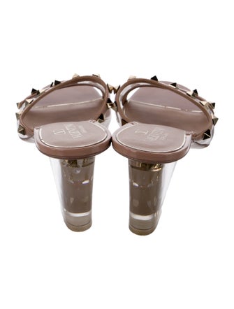 Valentino Rockstud Accents PVC Slides