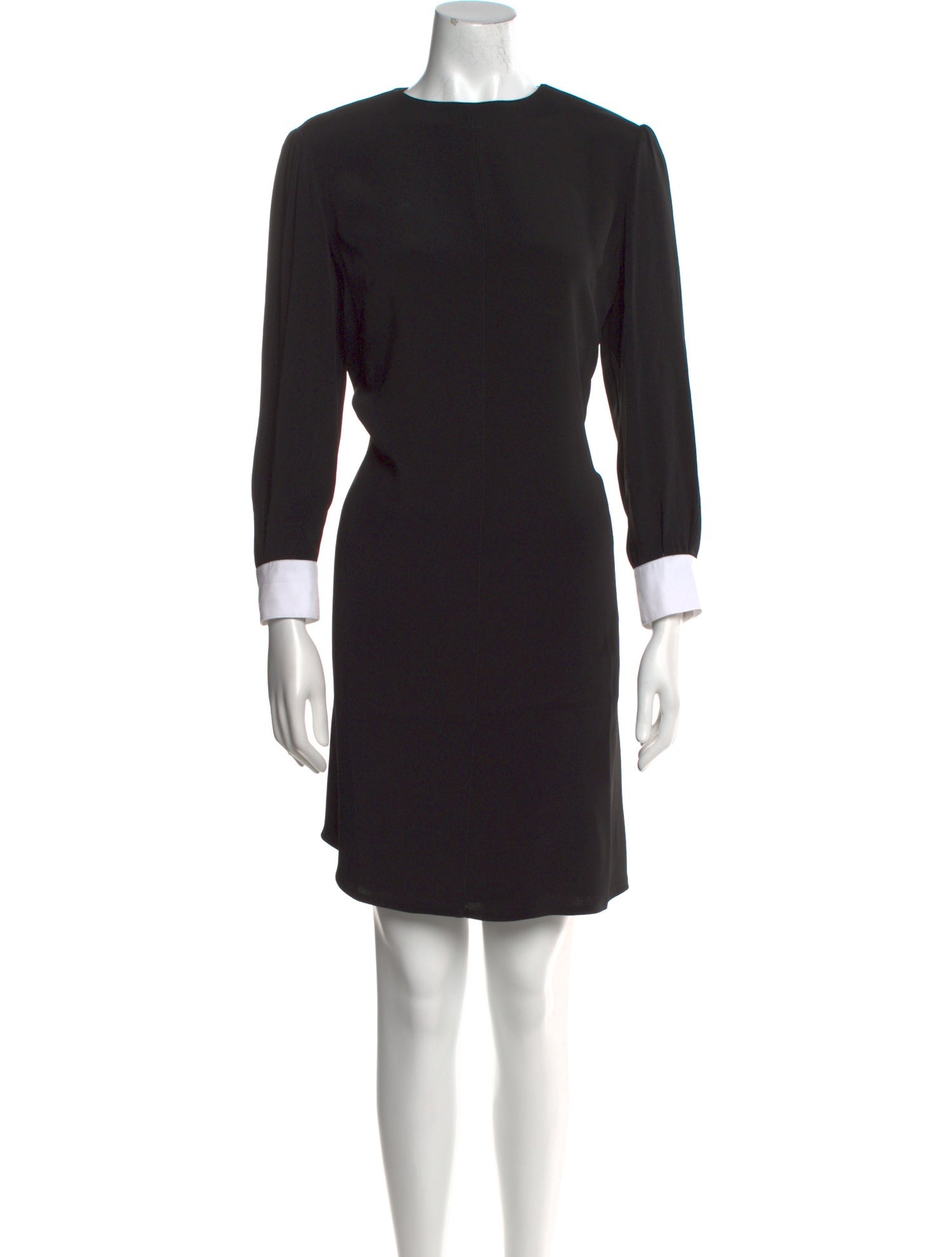 Valentino Bateau Neckline Mini Dress